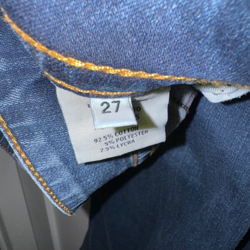Hudson Jeans Dark Blue with Gold Stitching
